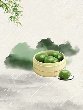寒食节海报高清背景