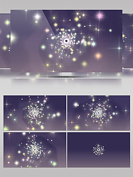 星空科幻星星动态视频素材