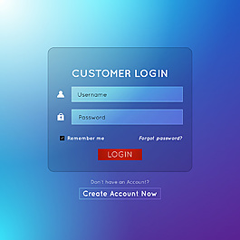 迷幻蓝色底纹手机APP登录页面