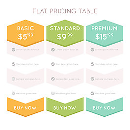 简约清新多边形结算功能引导页