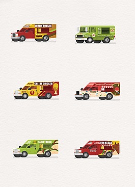 卡通设计小货车