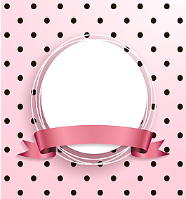 手绘飘带几何背景