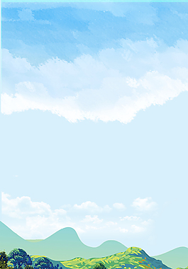 夏天旅行文艺自驾游背景