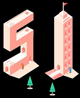 清新粉色劳动节艺术字体