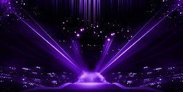 紫色灯光舞台背景