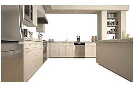 手绘整体橱柜元素