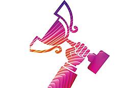 手绘奋斗奖杯元素