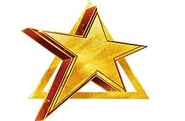 卡通五角星png元素