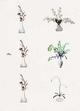 艺术造型插花花艺设计元素