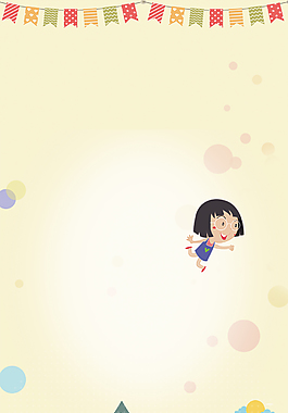 六一国际儿童节卡通背景素材