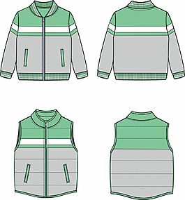服装设计马甲外套