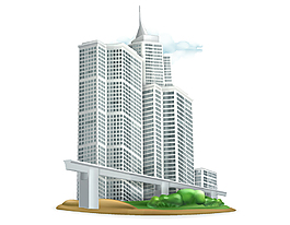 大厦建筑元素