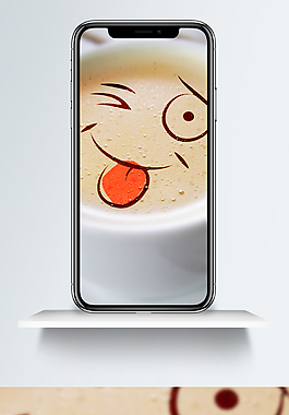 文艺风世界微笑日手机用图手机壁纸