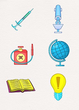 现代科学眼镜图案