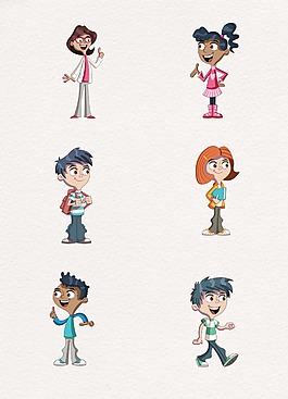 精致卡通人物设计