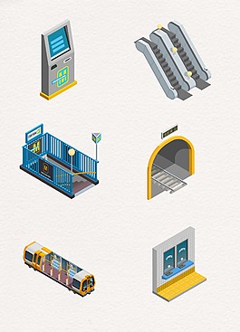 现代商场建筑物设计图案