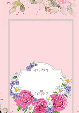 春夏上新促销活动背景素材