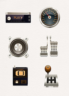 精致汽车装饰图案
