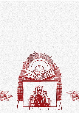 手绘高考加油广告背景素材