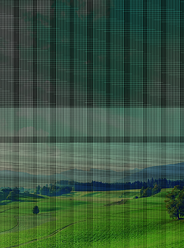 蓝天白云绿草地背景素材