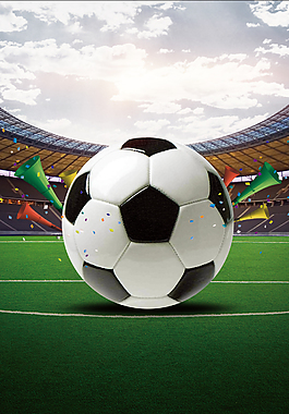 激战世界杯足球PSD背景