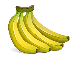 水果香蕉ai元素