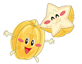 卡通杨桃矢量元素