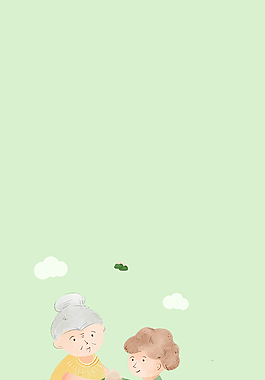 奶奶手绘粽子商业背景