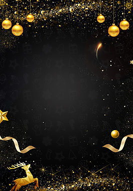 唯美黑金背景