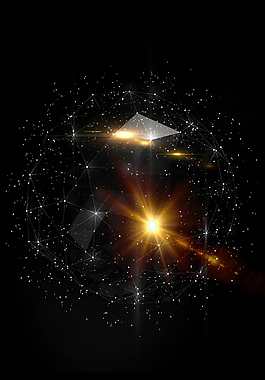 光线创意大气喷散宇宙背景素材
