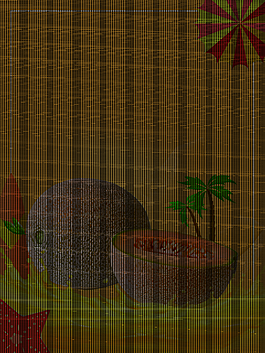 黄色简约夏季哈密瓜海报背景