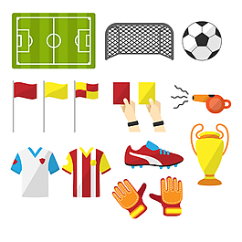 世界杯足球元素
