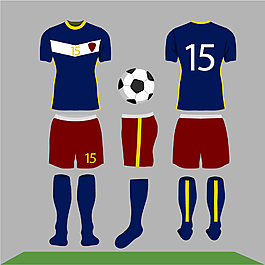 足球运动用品元素设计