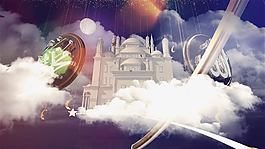 具有民族风情的三维动画开场AE模板