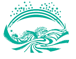 矢量手绘丘陵与星星