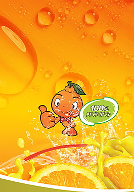 夏季鲜榨鲜柠果汁背景素材