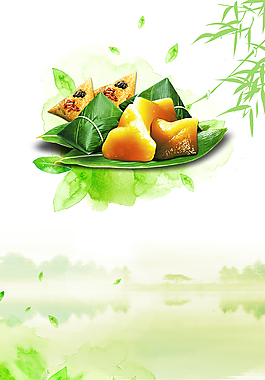 浓情端午端午节快乐海报背景