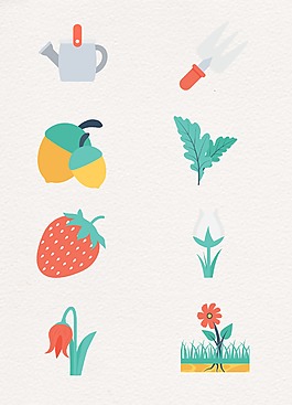 农业水果蔬菜设计图案