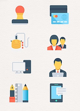 商务科技办公图案