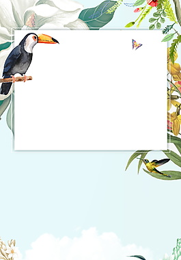 乌鸦来袭夏季促销广告背景素材