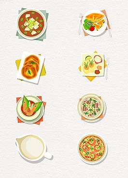创意卡通精致食物设计