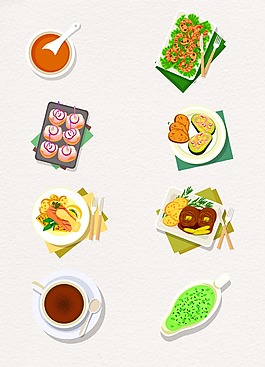 精致设计糕点食物