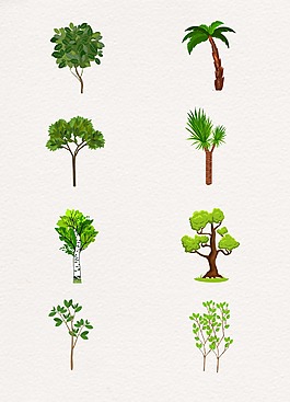 绿色植物树木装饰