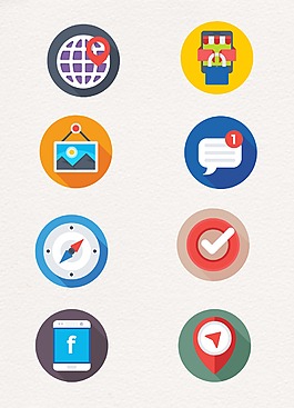 互联网指示设计图案