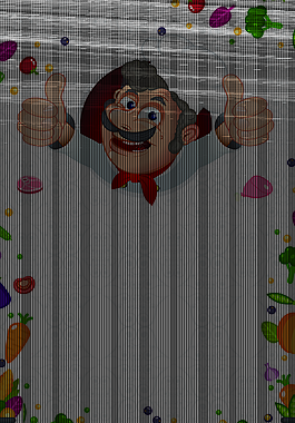 美食厨师海报背景