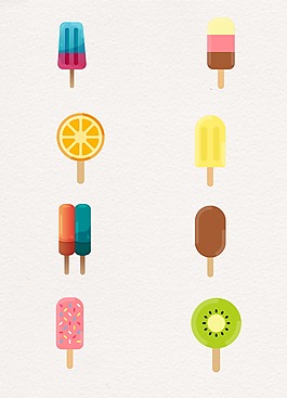 水果冰棒冰淇淋设计