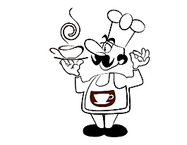 卡通厨师矢量元素