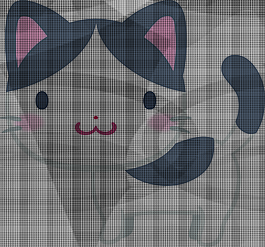 软萌动物猫咪日系矢量素材