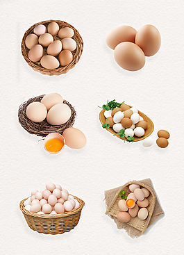 新鲜鸡蛋免扣实物素材