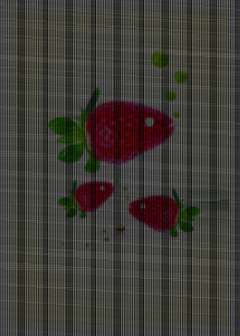 创意可爱水果草莓海报背景